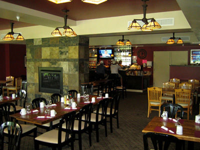 Hawks Eye Clubhouse Condos Bellaire Restaurant billede